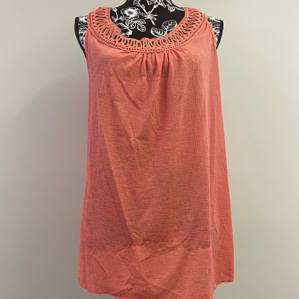 New Braided fabric Neckline Tank Top Size:Large